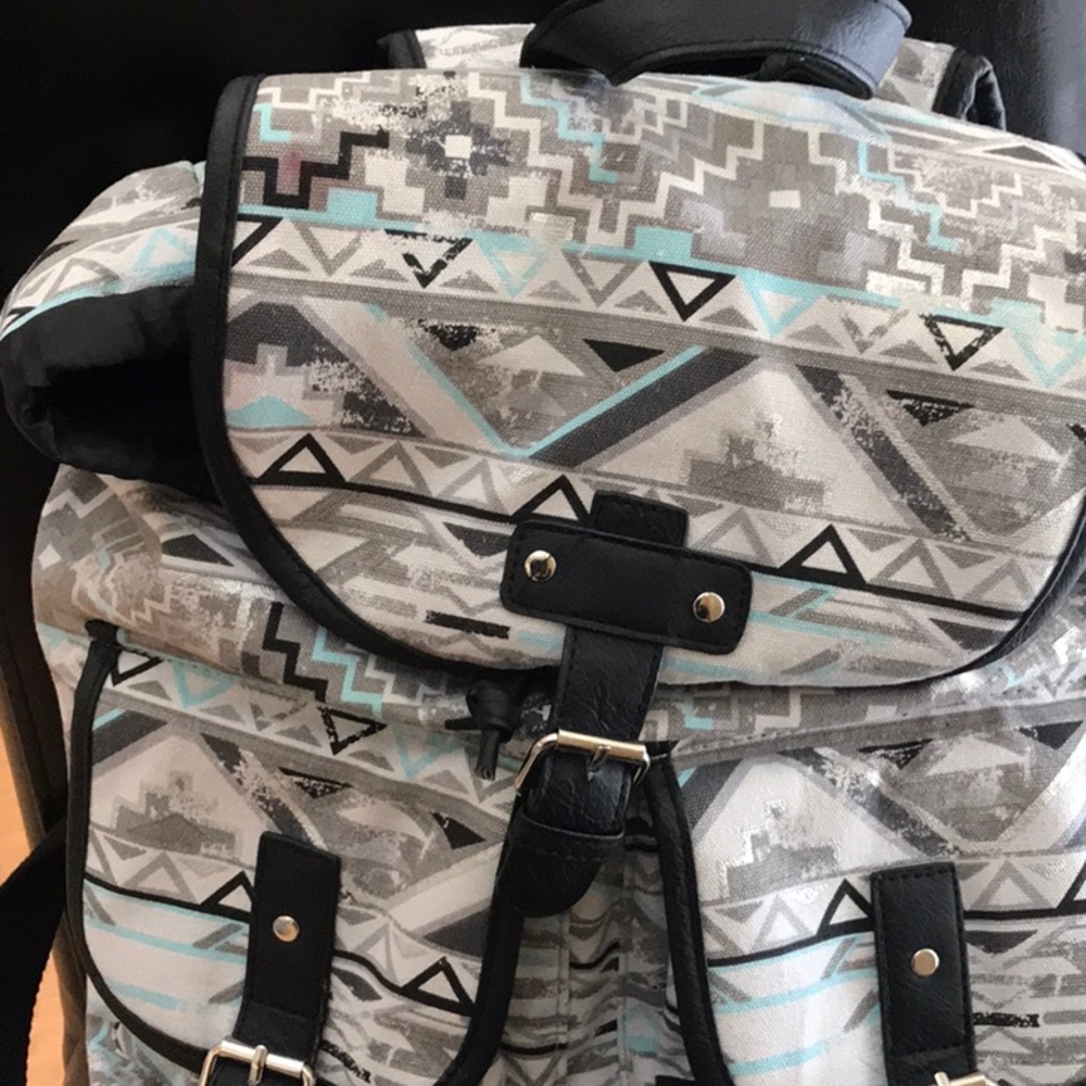 Candies Drawstring Canvas Backpack - image 1